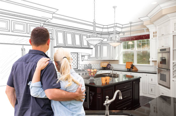 Professional Kitchen Island Installation technician working in Hammond, WI